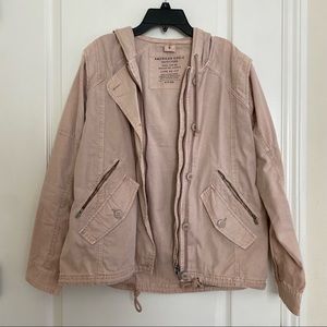 american eagle dusty pink army jacket